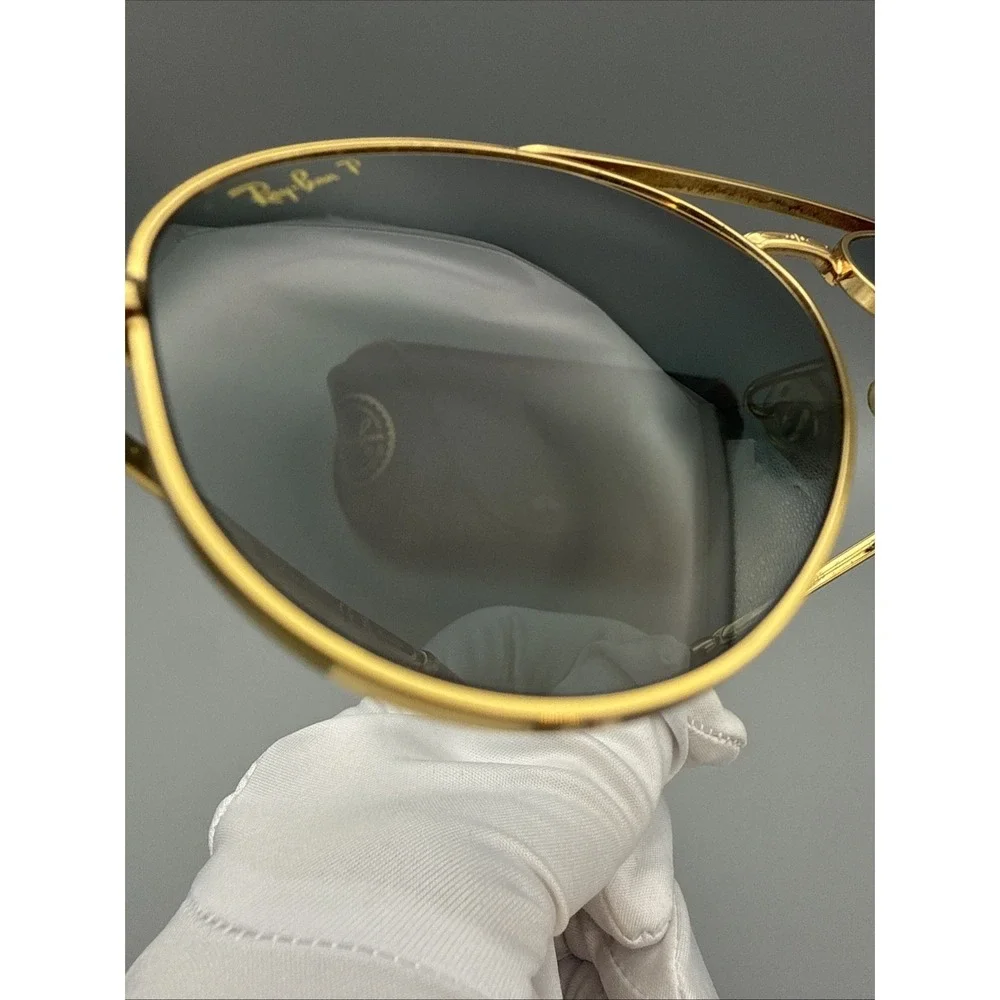 Ray-Ban Sunglasses, RB3625 Gold /Tortoise, Chromance Aviator 58-14-135 & RB Case